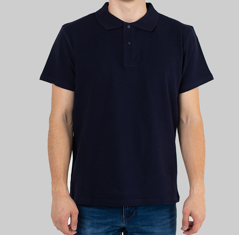 Скидка на футболку поло стандарт из 100% хлопка плотностью 200 гр. Цвета: черный, красный, синий, темно-синий
